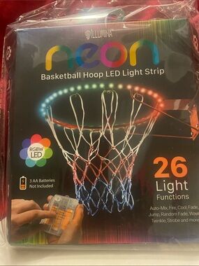 Illumina NEON Basketball Hoop LED Light Strip - Multicolor
